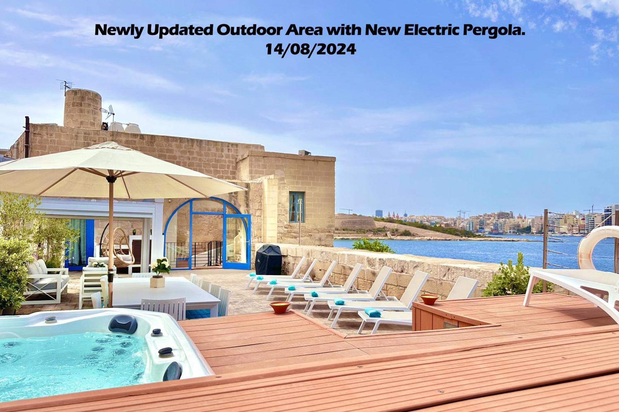 Valletta Waterfront Villa With Pool And Jacuzzi Exterior photo